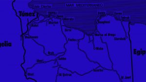 Mapa de Libia